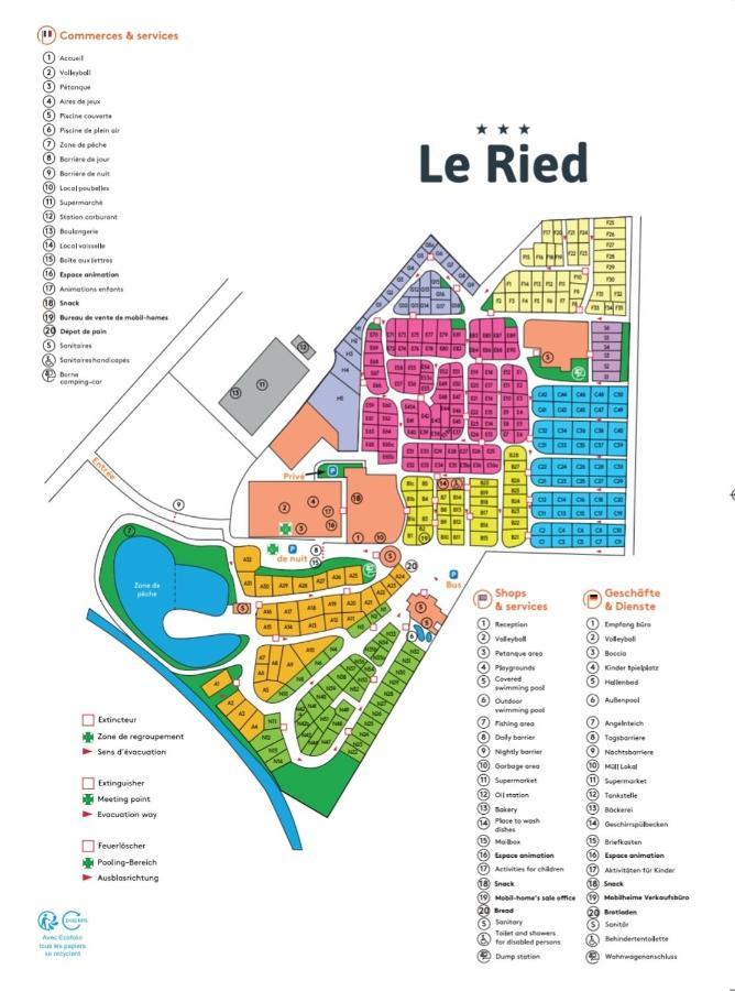 Le Ried Camping To Hapi Boofzheim Екстер'єр фото